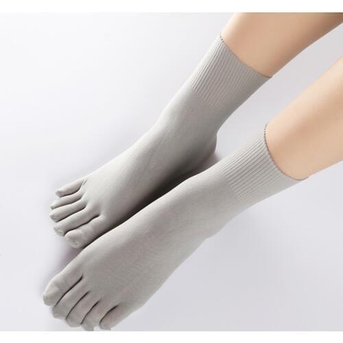3 Pairs Of Five Finger Socks Toe Split Summer Thin Sweat Breathable 5 Toe Socks Lace Cute