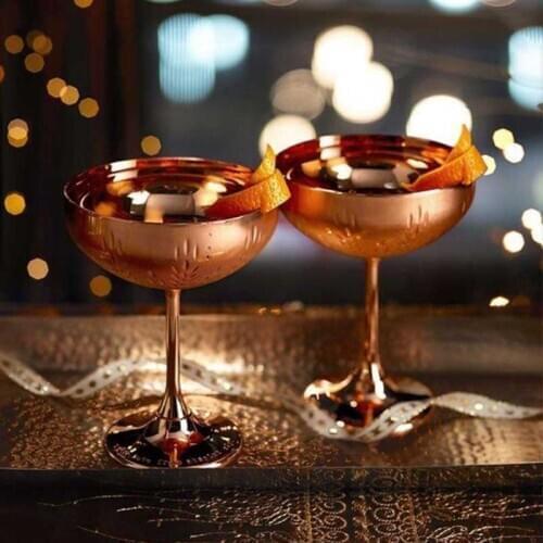 304 stainless steel carved martini glass martini glass goblet cocktail glass 270ml champagne glass