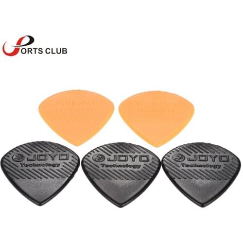 5pcs Guitar Picks High Quality Plastic Guitar Pick Plectrum 3pcs in Black 2pcs in Orange