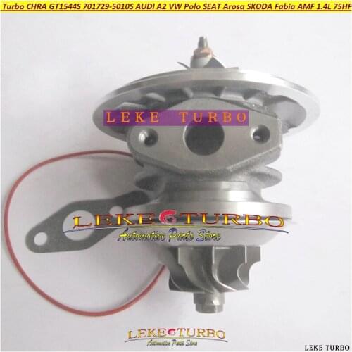 Free Ship Turbo Cartridge CHRA GT1544S 701729-5010S 701729 For AUDI A2 VW Polo For SEAT Arosa For SKODA Fabia AMF 1.4L 75HP