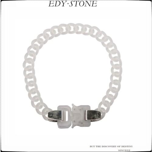 EDY 21SS Hip Hop Punk 1017 ALYX 9SM ROLLERCOASTER TRACK ALYX PVC Letter Logo Buckle Bracelet For Men Women Girls Jewelry