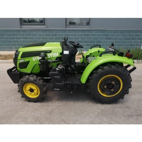 Mini Four Wheels Tractors Multifunction Machine For Greenhouse And Orchard Agricultural Micro Tractors