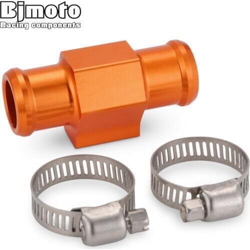 Water Temperature Temp Sensor Gauge Joint Pipe Radiator Hose Adapter 18mm Motorcycle Universal