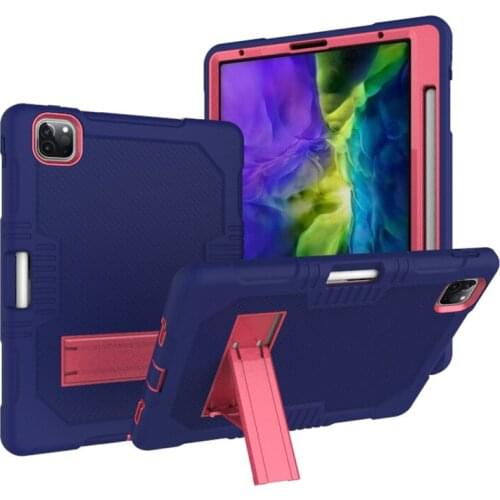 For Apple iPad Pro 12.9 2020 (A2232 A2069 A2229 A2233 ) Cover Baby Safe Armor Shockproof Heavy Duty Silicone Hard Case + FilmPen