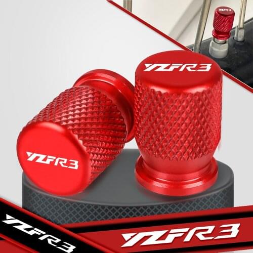 For Yamaha YZFR3 YZF R3 YZF-R3 YZF-R1/R6/R15/R25 2015-2021 Motorcycle Accessorie Wheel Tire Valve Stem Caps CNC Airtight Covers