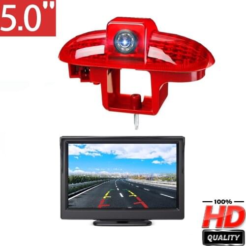 HD 720P Misayaee E9 3rd Brake Light Camera for Renault Trafic (2001-2014) + 5'' monitor Rear View Camera Night Vision Camera