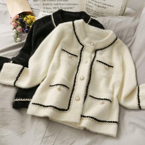 Korean women sweaters cardigans winter thick sweater mujer sueteres women cardigan sweater
