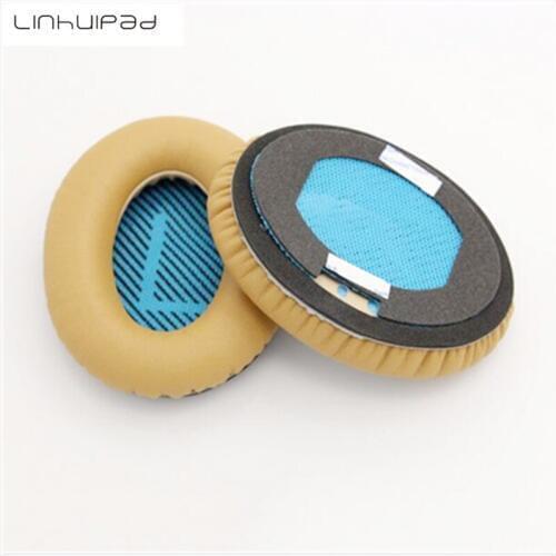 Linhuipad 50 Pairs QC15 QC2 Protein Ear Pads Headphone Replacement Foam Ear Cushion Leather Ear pads For QC15 QC2 QC35