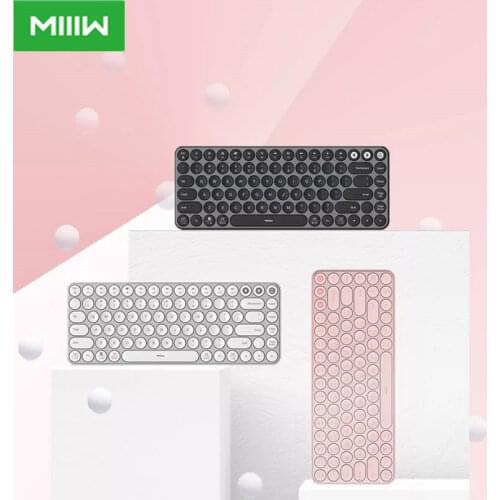 Xiaomi MIIIW Mini Bluetooth Dual Mode Keyboard 85 Keys 2.4GHz Multi System Wireless Keyboard For Office Computer Laptop Tablet