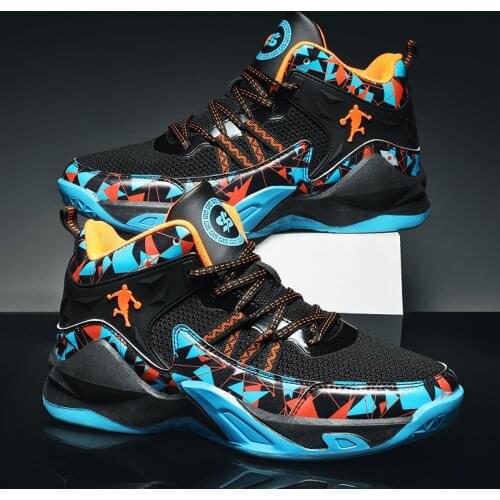 Fashion Basketball Shoes High Quality Boy Street Sport Shoes Men Trainers Outdoor Comfortable Designer Basketball Sneakers