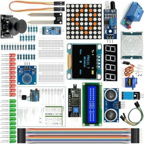 1 Set Of For Arduino Kit UNO R3 Nano V3.0 2560 Mega 328 Project Starter 85pcs/Set New Arrivals Accessories