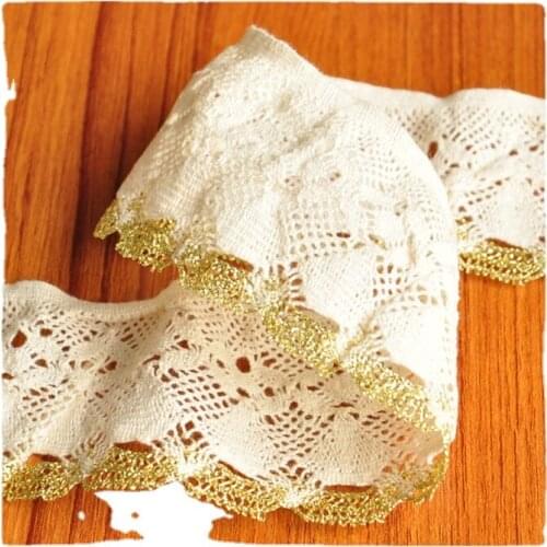 Pleated Elastic Band Cotton Lace By The Yard For Curtains Bedsheets Dresses Decorative Clothing Accessories Material