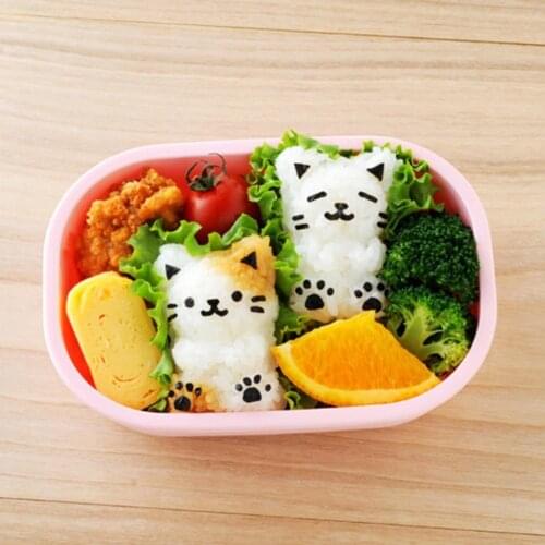 Sandwich DIY Tool Kitchen Accessories Cute Rice Roll Mold Rice Ball Maker 3D Cartoon Sushi Maker Children Rice Ball Mould