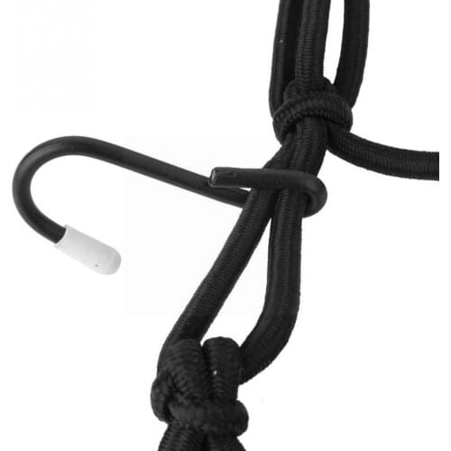 Motorcycle Luggage Net Bike 6 Hooks Hold down Fuel Hooks Mesh Black Motorcycle Tank 6 Car styling Luggage Bungee Web Bike T S8T7