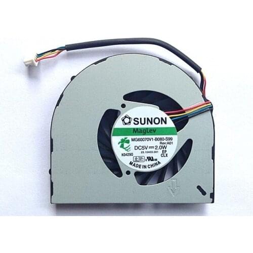 SSEA New laptop CPU Cooling Fan for LENOVO U165 U160 S205 cooling fan P/N MG60070V1-B080-S99