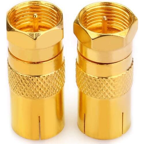 TV antenna coaxial cable F connector adapter satellite F-type screw connector socket to RF coaxial antenna female converter