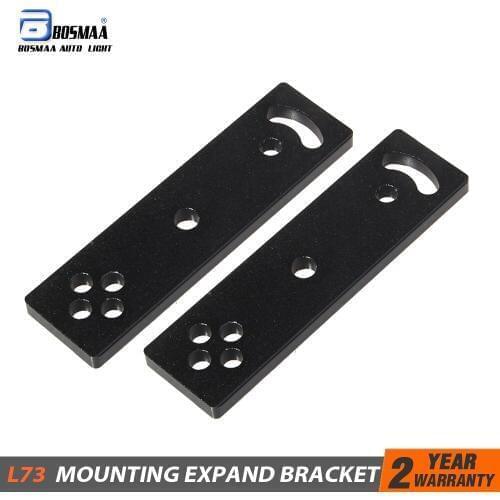 Bosmaa L73 Universal Car Motorcycle LED Headlight Barcket Lamp Holder Clamp Fork Mount For DUCATI Harley-Davidson Kawasaki Ect