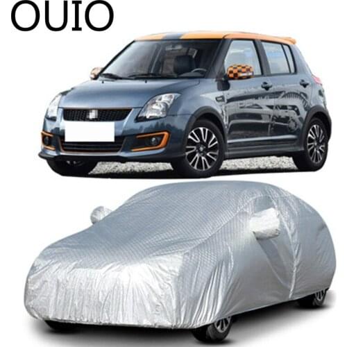 1Set Hatchback M Waterproof Dustproof Car covers for Suzuki Swift Alto Citroen C2 Fiat 500 Mini Cooper R50 R53 R55 Accessories