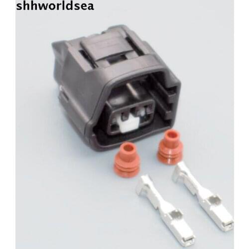 Worldgolden 2/5/30/100sets 2pin 2.2mm auto waterproof plug temperature sensor connector for Toyota 11070 7283-7028-30