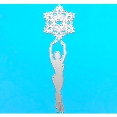 YLCD1183 Dancing Metal Cutting Dies For Scrapbooking Stencils DIY Album Cards Decoration Embossing Folder Die Cutter Tools New