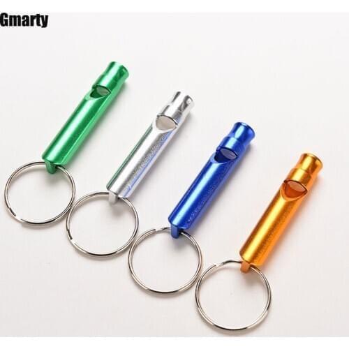 1pcs Camping Hiking Survival Whistle Small Size Aluminum Emergency Whistle Outdoor EDC Tools Train Whistle