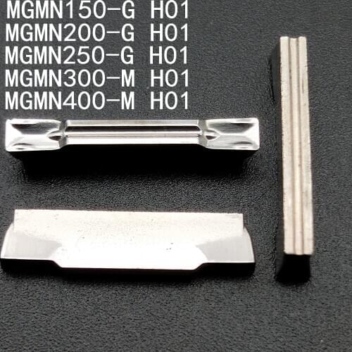 10pcs aluminum carbide insert MGMN150 MGMN200 MGMN250-G H01 MGMN300 MGMN400-M H01 aluminum processing CNC lathe tools Holder
