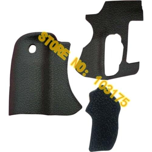 3pcs A set Front Rubber Grip + Rear Back Rubber + Side rubber For Canon EOS 650D 700D with tape Camera Part