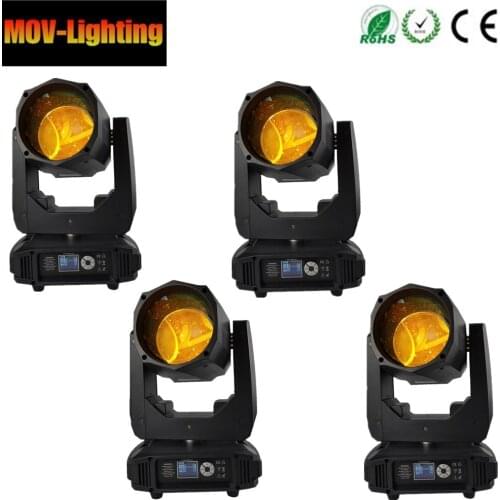 4pcs/lot 200W LED Lyre Moving Head Light Beam Spot Wash stage light dj equipment
