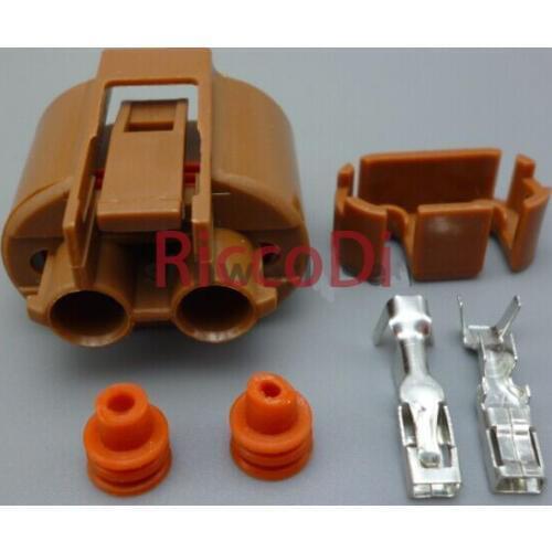 5/10/20Set 283-1927-30 2 Pin 090 Female Automotive Connector Housing Pigtail For Japanese IAT / MAT Toyota Dipped Head Light