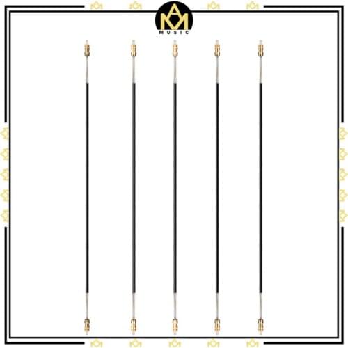 5 Pcs 3/4 4/4 Cello Tail Gut Tailgut Tailcord Adjustable W/ Brass Screws Stringed Instrument Accessaries