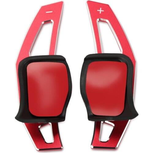 Car Steering Wheel DSG Shift Paddle extension shifters sticker for Volkswagen Tiguan Golf6 MK6 Jetta GTI R20 R36 CC Scirocco EOS
