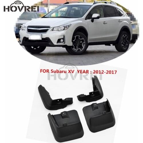 4pcs/set car styling Mud Flaps Splash Guards Mudguards For subaru XV Crosstrek 2012 2013 2014 2015 2016 2017 mudflaps fender