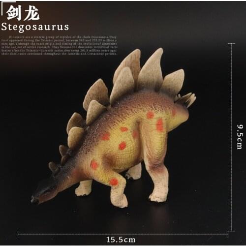 Prehistoric Jurassic Dinosaurs World Stegosaurus Big Size Animals Model Action Figures PVC High Quality Toy For Kids Gift