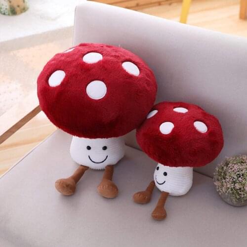 16-45cm Creative Cute Small Mushroom Plush Toys Stuffed Vegetables Mushroom Soft Plush Doll Toy Kids Child Baby Toys Kawaii Gift