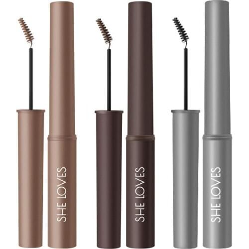 Eyebrow Cream 2020 New 3 Color Fine Brush Head Long Lasting Waterproof Sweat Proof Color Fast Eyebrow Cream Makeup
