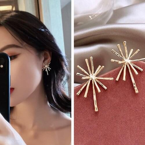 Trendy Gold Branch Earrings For Women Unique Geometric Statement Earrings Party Jewelry Wedding Accessories 2020