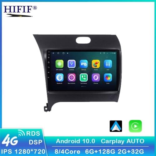 9" DSP 4G+WiFi 2din Android Car Radio Multimedia Video Player Navigation GPS For Kia K3 Cerato Forte 2013-2017 3 YD Tuner