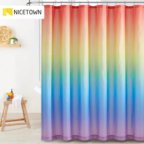 NICETOWN 60 Patterns Green Plant Shower Curtain Bathroom Waterproof Polyester Leaves 3D Printing Curtains for Bathroom Shower