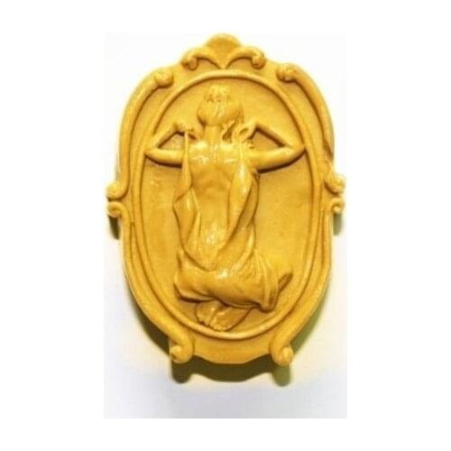 New Girl back Craft Art Silicone Soap mold Craft Molds DIY Handmade soap molds