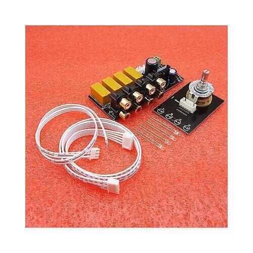 Audio Input Signal Selector Signal Switching/Relay Board Amplifier Board + RCA diy electronics