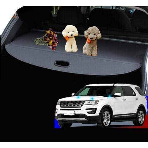 Fit For Ford Explorer 2011-2018 Black Trunk Shade Rear Security Cargo Cover Shield 1pcs