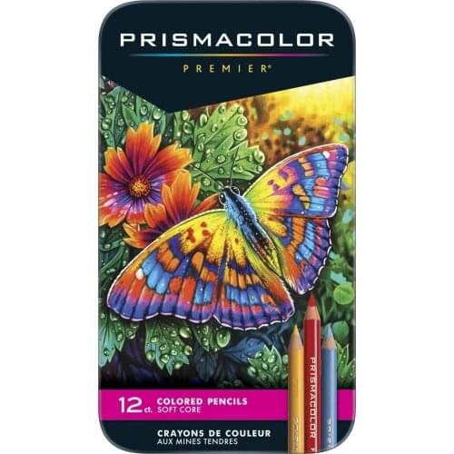 Prismacolor Premier Colored Pencils Art Supplies For Drawing, Sketching, Adult Coloring Soft Core Color Lapices Lapis De 12 Pack