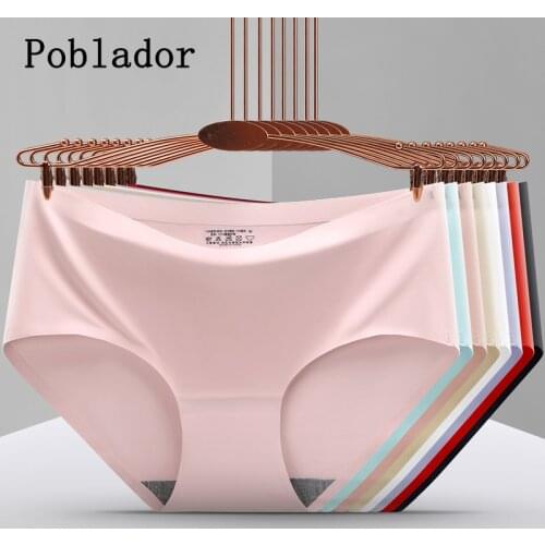 Factory Direct Viscose Seamless Underwear Womens Panties Silk Panties For Women Female Underwear Brief Lingerie Wholesale Panty