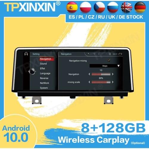 Radio Receiver Android For BMW 3er GT F30 F80 M3 F31 F34 F35 4er F32 F82 M4 F33 F83 F36 Audio Stereo GPS Video Player Head Unit