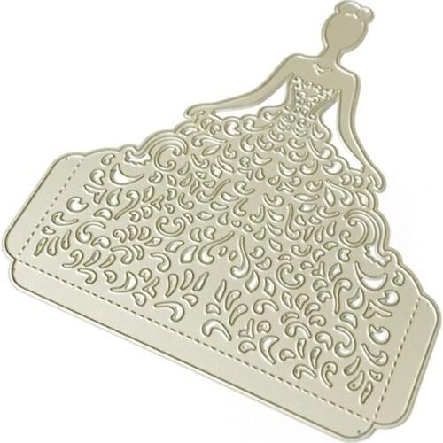 Bride Metal Cutting Dies Stencil Scrapbooking DIY Album Stamp Paper Card Emboss
