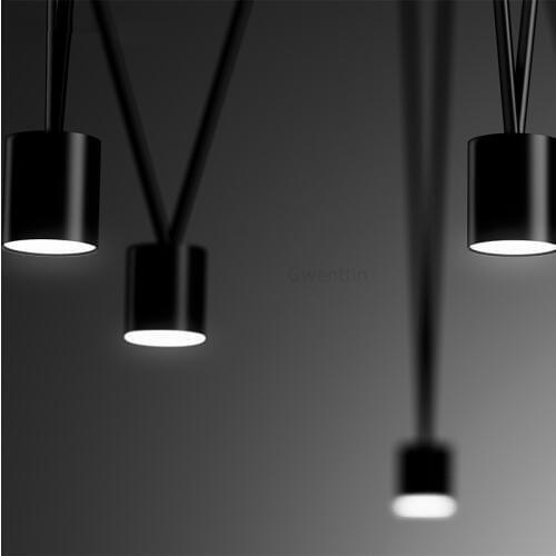 Modern DIY Line Pendant Lights Modern Art Decor Led Hanging Lamp for Dining Room Bedroom Kitchen Light Fixtures Home Luminaire