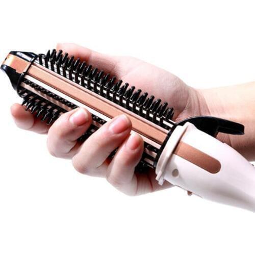 Tourmaline ceramics Corn hot plywood straight electric hair coin dual-use does not hurt hair student buckle hair curlers straigh