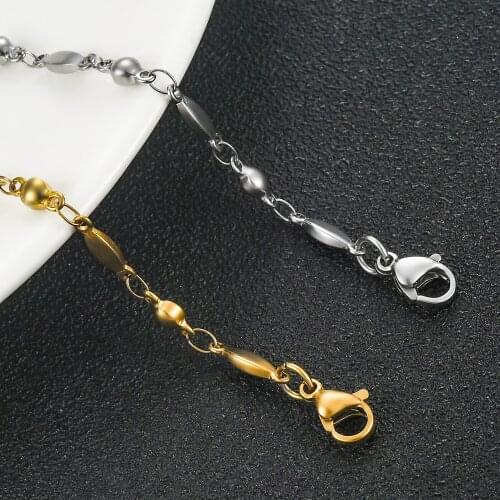 Explosive Style Stainless Steel Byzantine Chain High Quality Golden Men And Women Necklaces Popular Jewelry Gifts