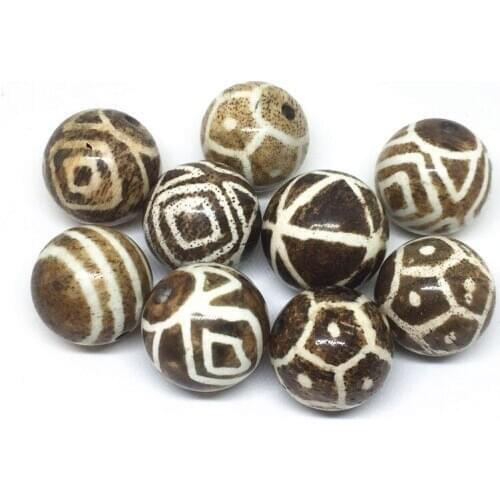 1pcs/lot Pumtek Bondik beads Ji Beads 19mm-23mm different Pattern DIY Tibetan Mystical Natural Stone Dzi Great Charm Accesorries
