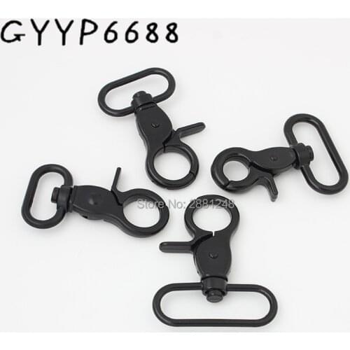 10-30pcs 21 26 32 38mm dark black Stronger Swivel Clasps Clips Dog Leash Swivel Hook Snap hook Cord Hook Buckle Trigger Clips
